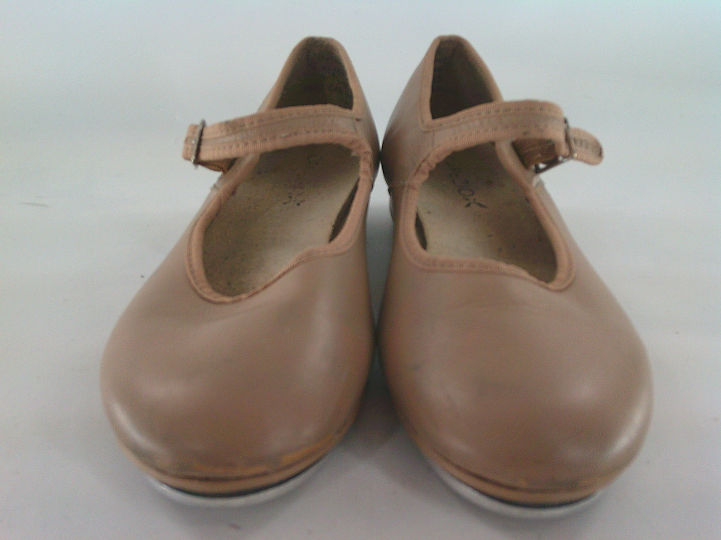 Pre-Owned Tap Shoes Capezio Adult 5.5M Mary Jane Leather Buckle Student