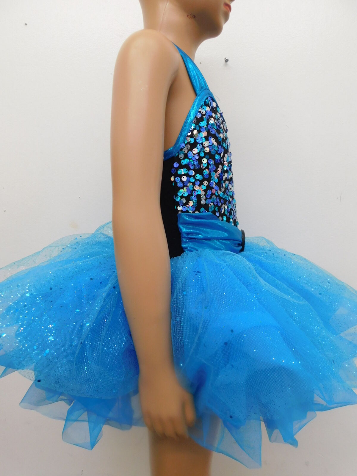 Pre-Owned Costume Costume Gallery  19111 XS Child Turquoise  Jazz