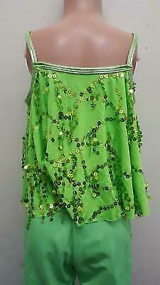 Pre-Owned Costume Curtain Call  E3983 Small Child Lime Green  Jazz