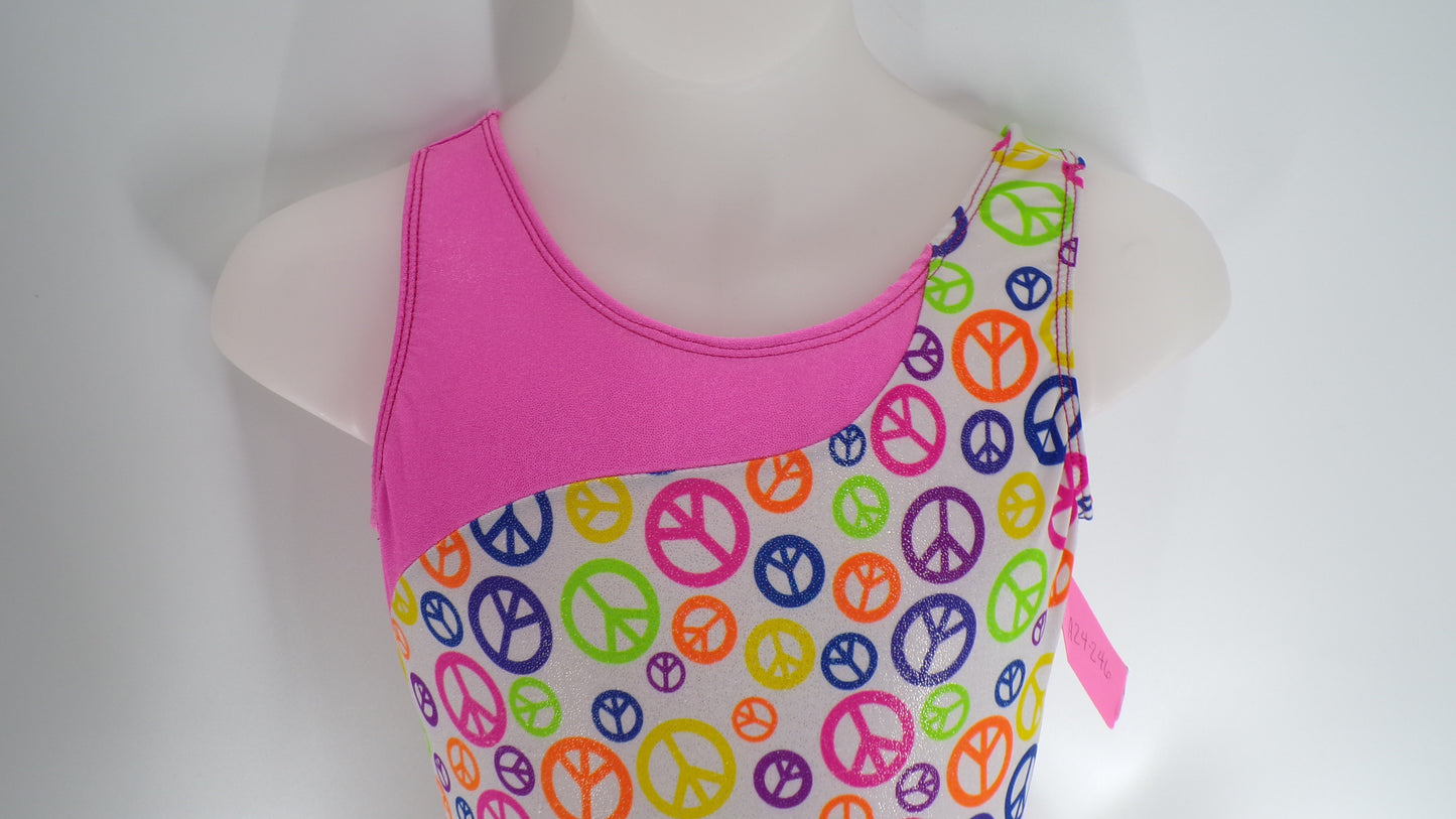 Pre-Owned Leotard MotionWear   Large Child Pink  Ballet