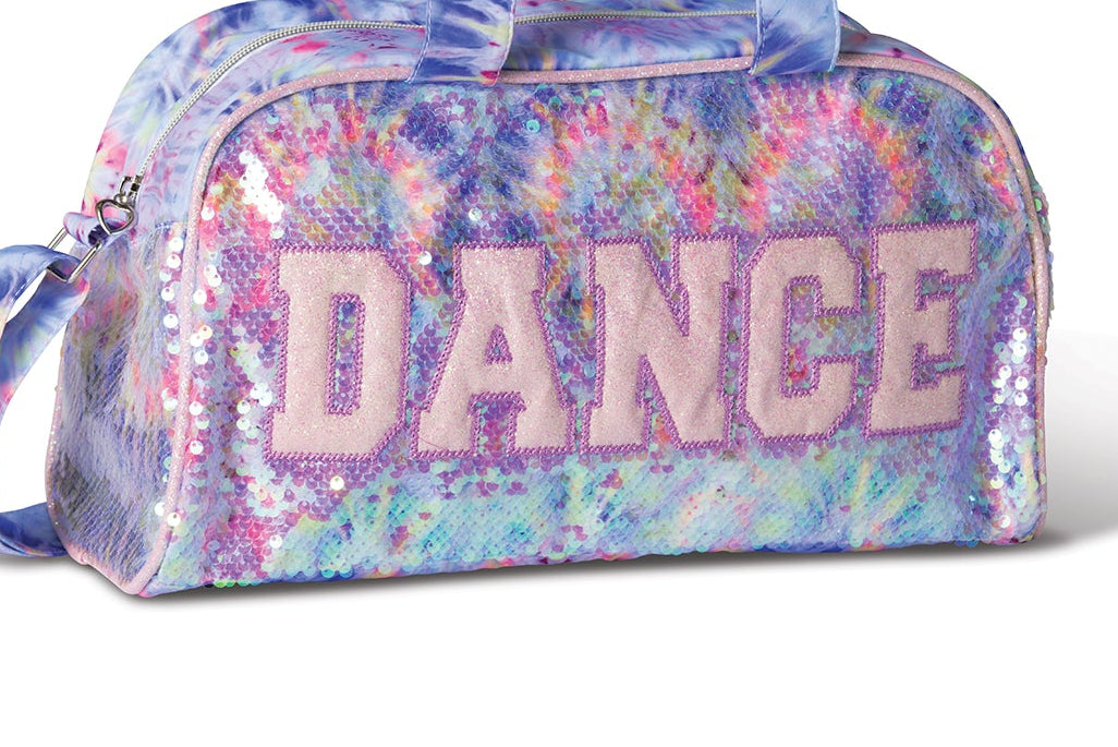 New Dance Bag Danz N Motion B25510 Groovy Sparkle Tie-Dye Duffle
