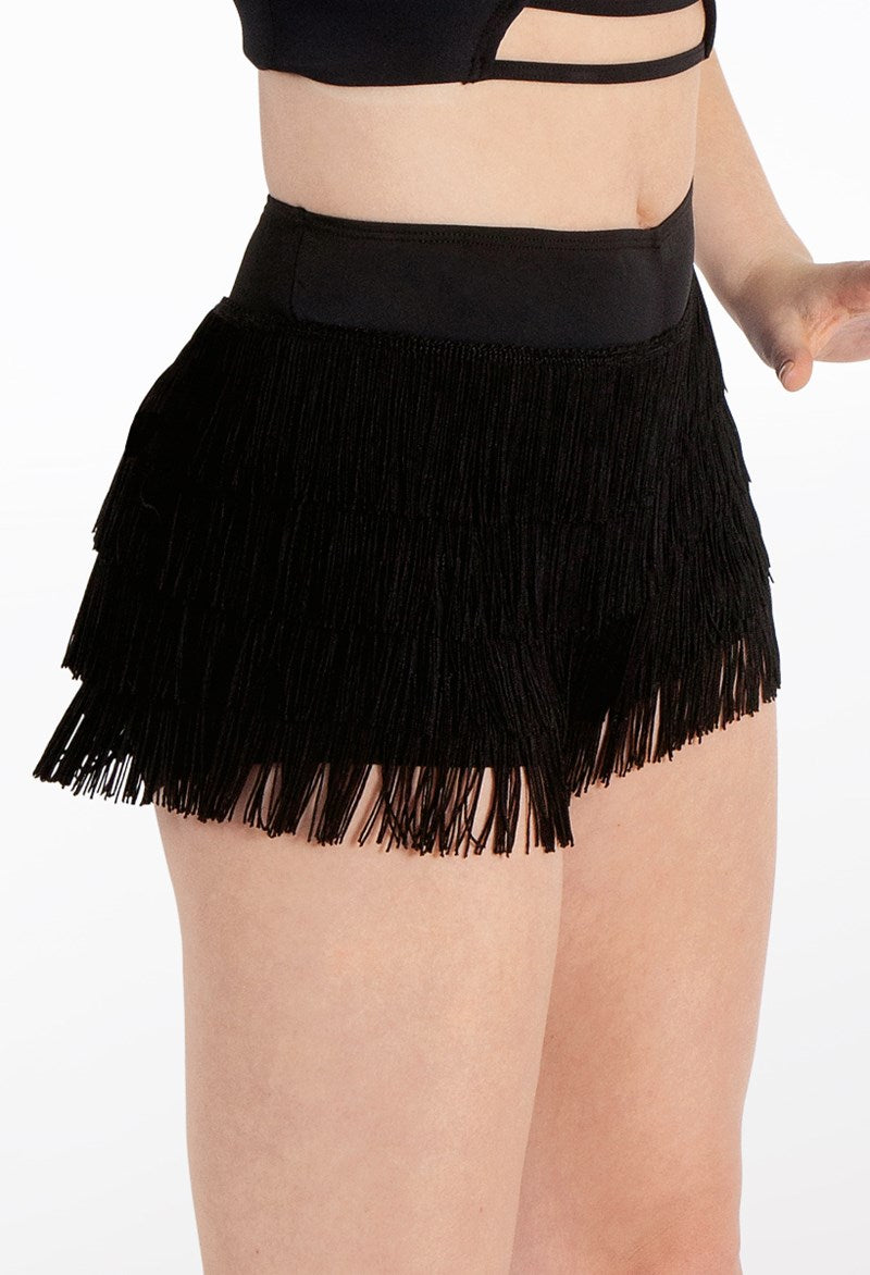 Pre-Owned Fringe Shorts Balera MT3228 Intermediate Child Red Latin Jazz Tap