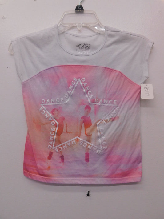 Pre-Owned Top Justice   Medium Child Light Pink  Jazz