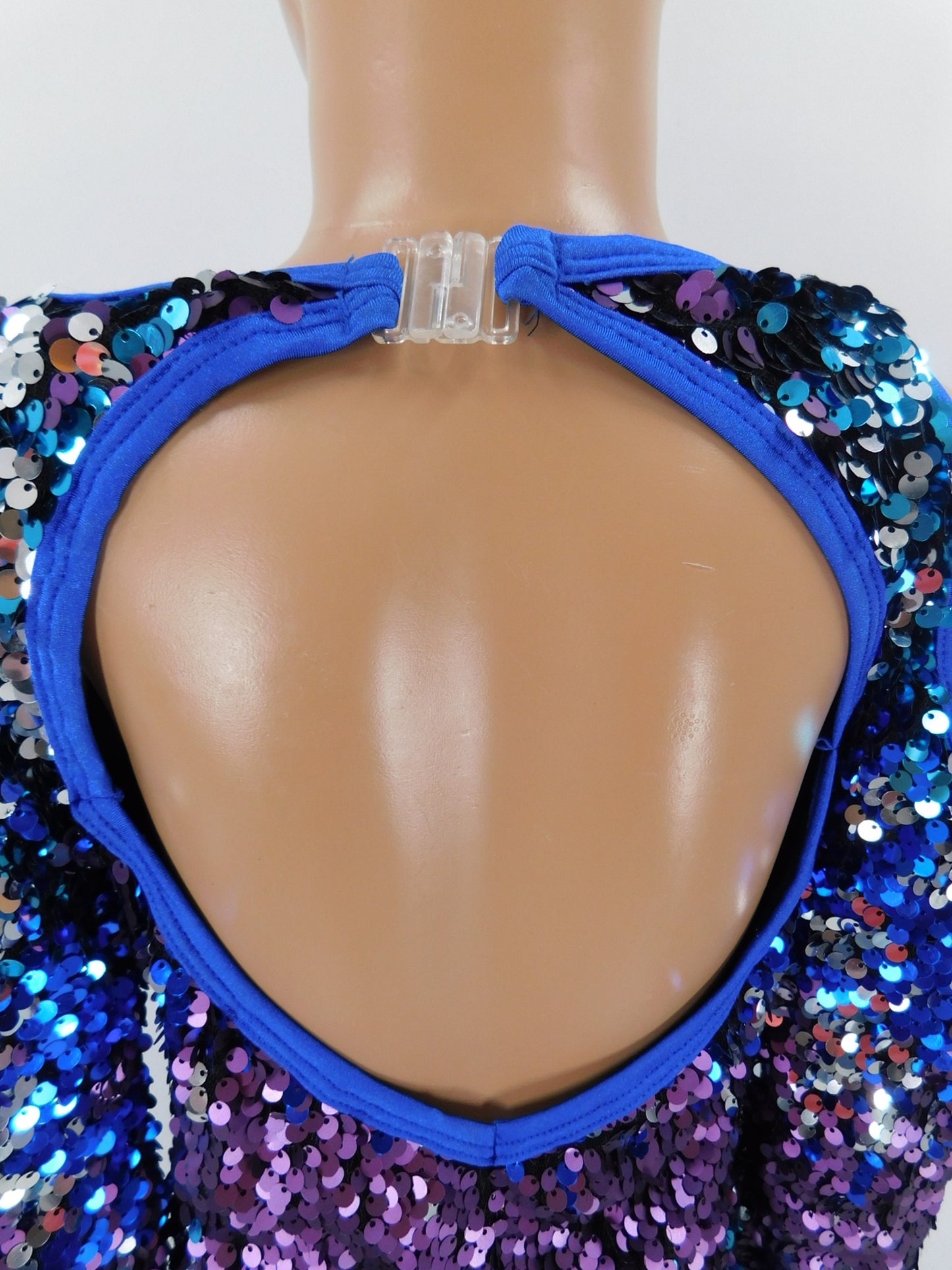 Pre-Owned Costume Curtain Call  J5362 Large Child Royal Blue  Jazz