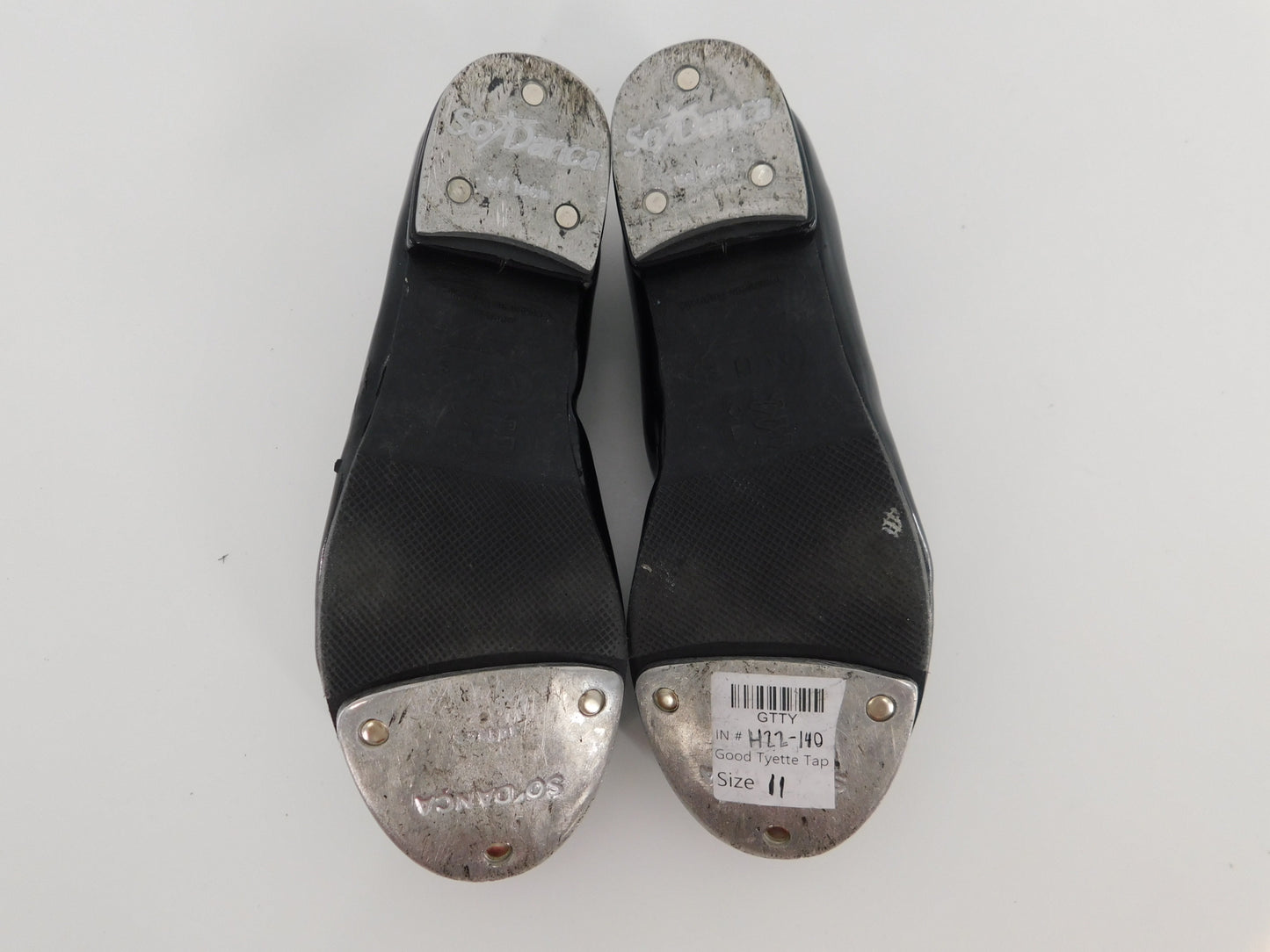 Pre-Owned Tap Shoes SoDanca Little Kid 11M Tyette Leather  Student