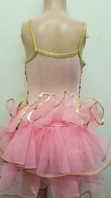 Pre-Owned Costume Curtain Call  E1143 Small Child Pink  Jazz