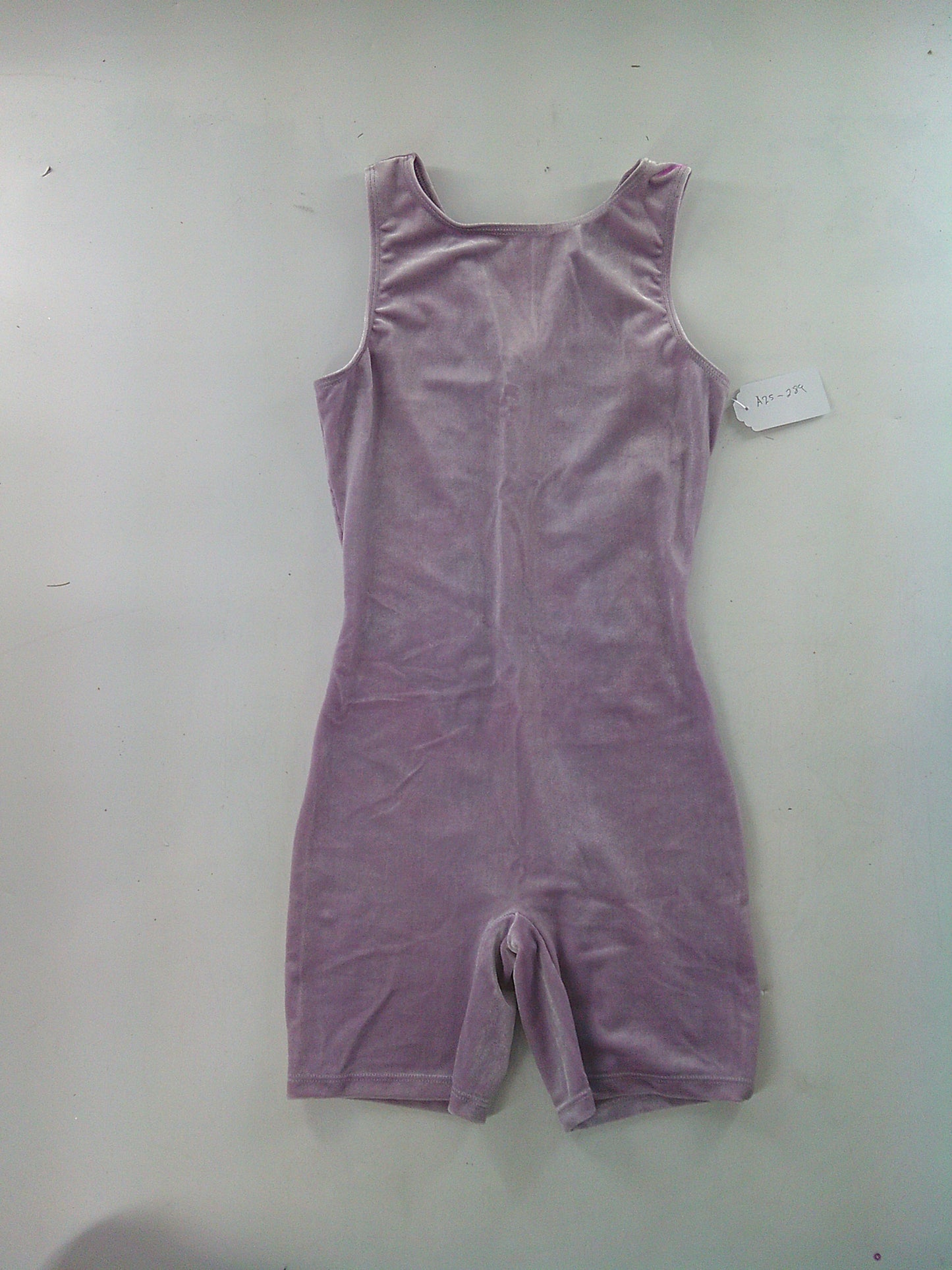 Pre-Owned Biketard Danskin   Large Child Lavender  Acro Tumbling