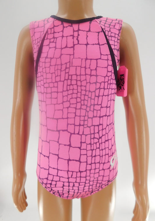 Pre-Owned Leotard GK  E2498 Small Child Watermelon Black  Ballet