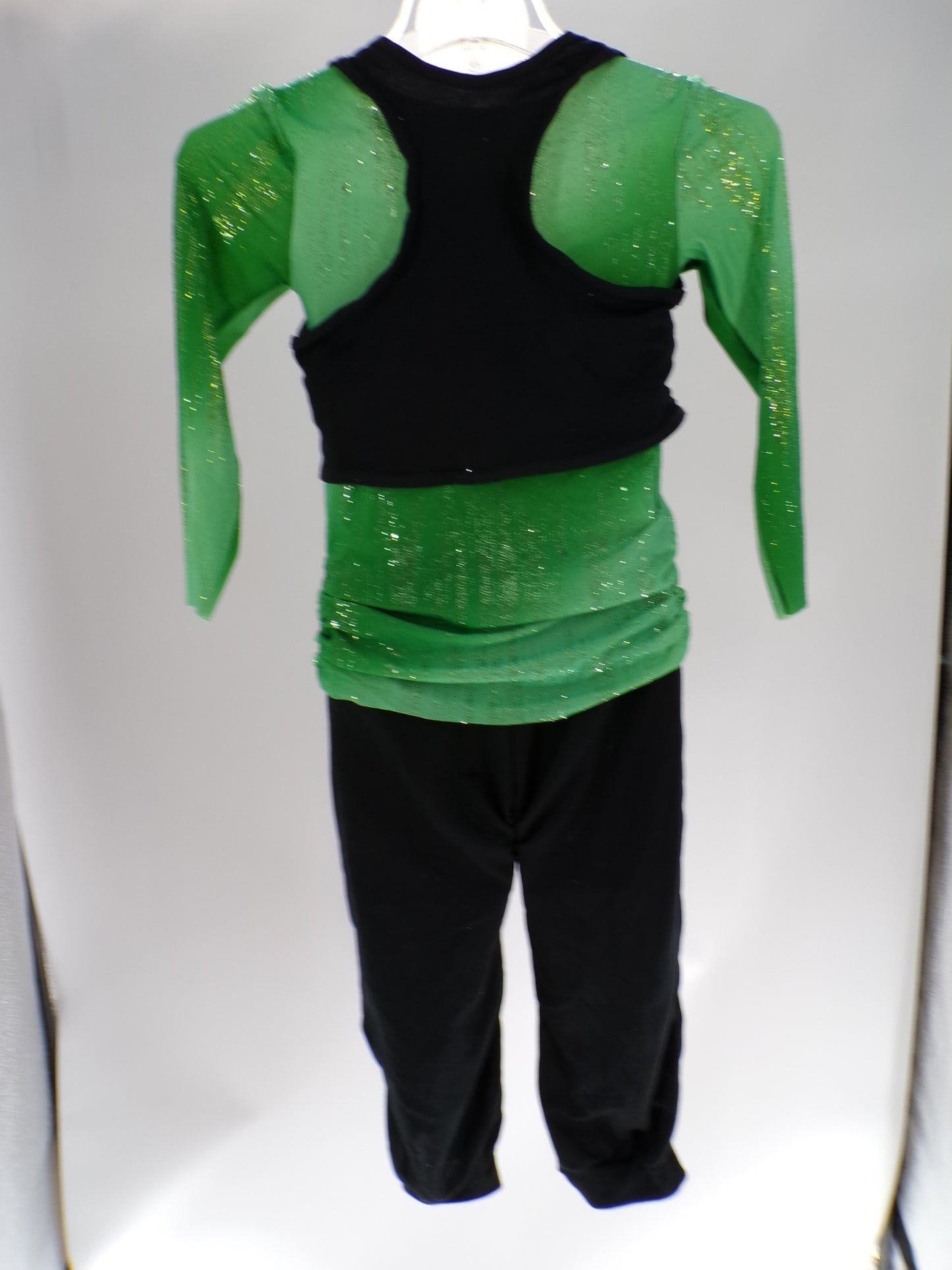 Pre-Owned Costume Curtain Call  E4243 Large Child Green  Jazz