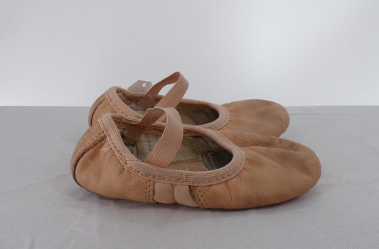 Pre-Owned Ballet Shoes Revolution Little Kid 12M Pull On Leather Single Strap Full Sole