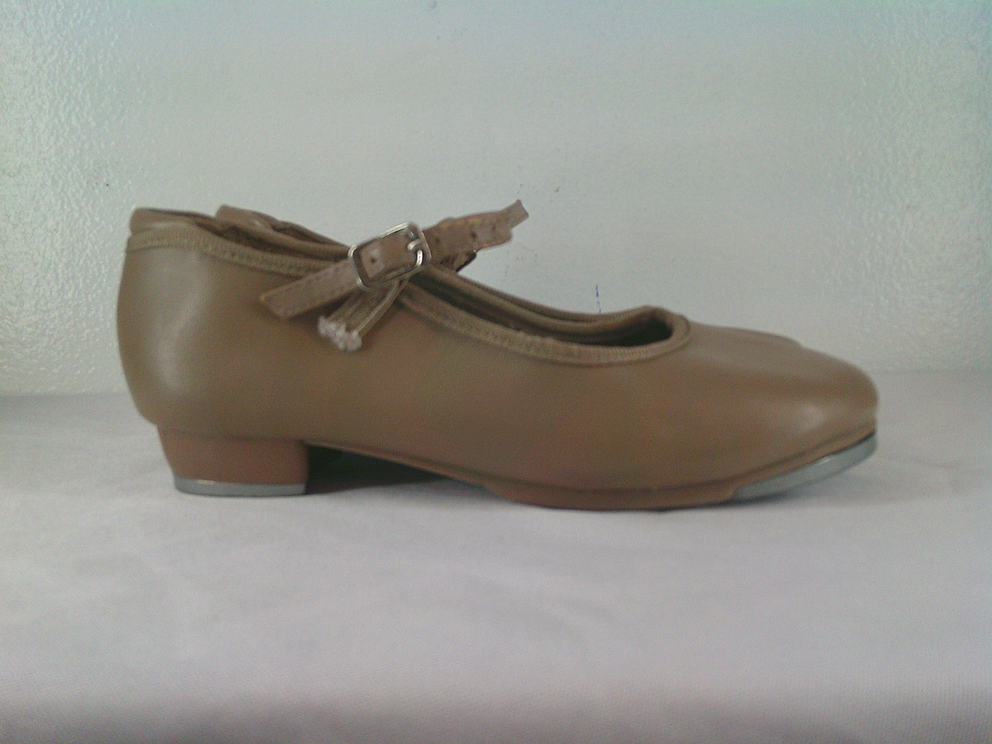 Pre-Owned Tap Shoes Dancing Fair Kids 12M Mary Jane Leather Buckle Student