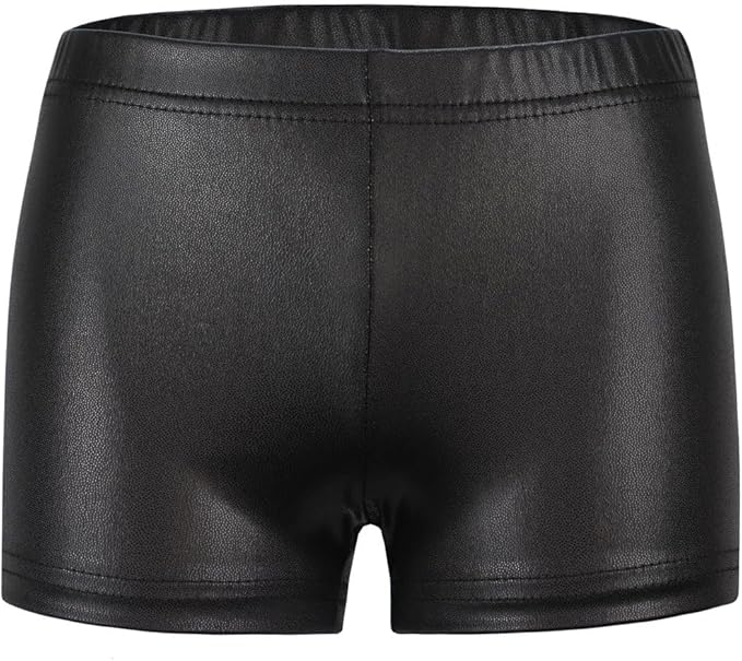Pre-Owned Shorts Amazon   Medium Child Black  Gymnastics Cheer