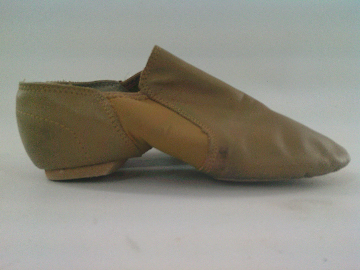 Pre-Owned Jazz Shoes Generic Youth 4.5M Slip On Leather Slip On Split Sole