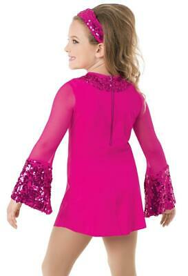 Pre-Owned Costume Weissman  10300 Small Adult Green Bell Sleeves Jazz Sequin Disco