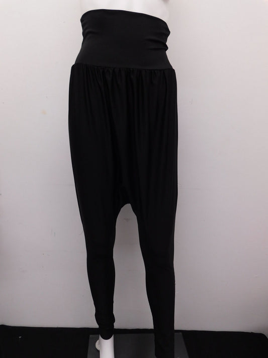 Pre-Owned Harem Pants Weissman  7050 Large Adult Black  Hip Hop Clogging