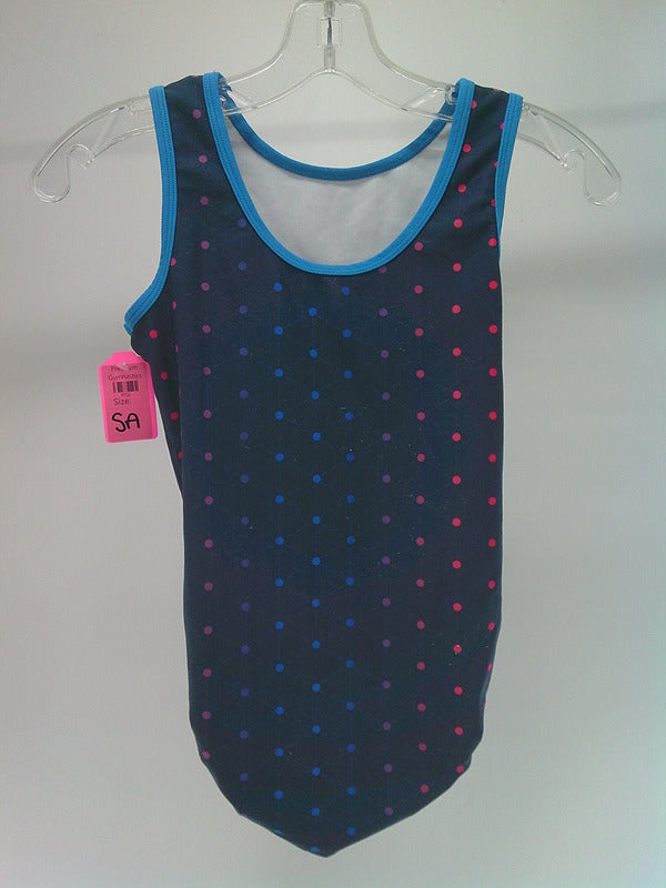 Pre-Owned Leotard Plum   Small Adult Navy Blue  Acro Tumbling