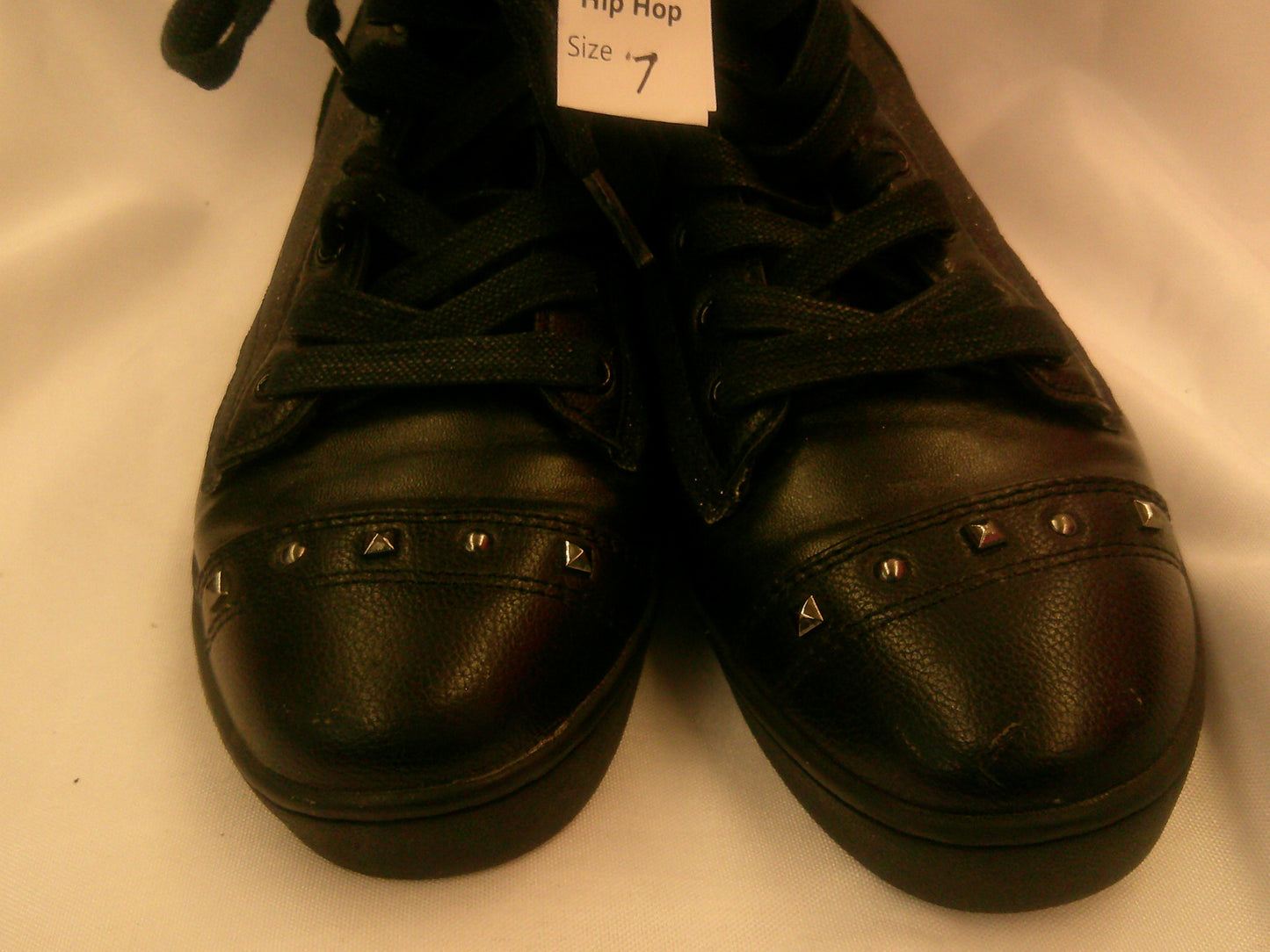 Pre-Owned  Shoes Pastry Adult 7M High Top Glitter Pleather Zipper