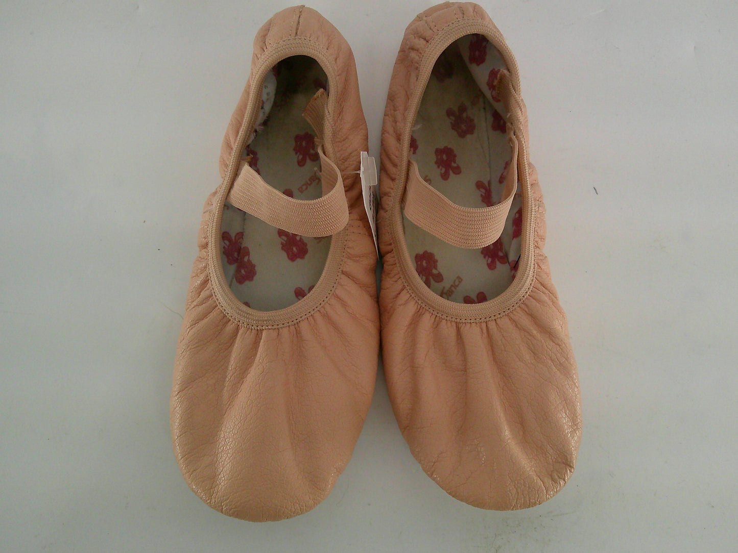 Pre-Owned Ballet Shoes SoDanca Big Kid 2.5M Pull On Leather Single Strap Full Sole