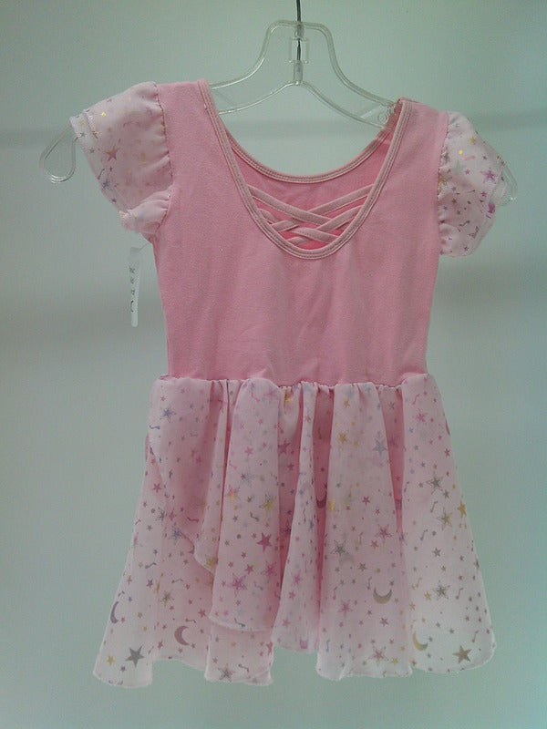Pre-Owned Leotard Dress No Tag   Large Child Pink  Ballet Tap