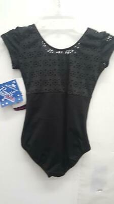 Pre-Owned Leotard Motionwear  2047 Intermediate Child Black  Ballet Tap