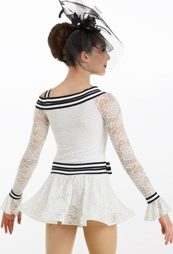 Pre-Owned Costume Weissman  11278 Small Child White  Jazz Musical Theater