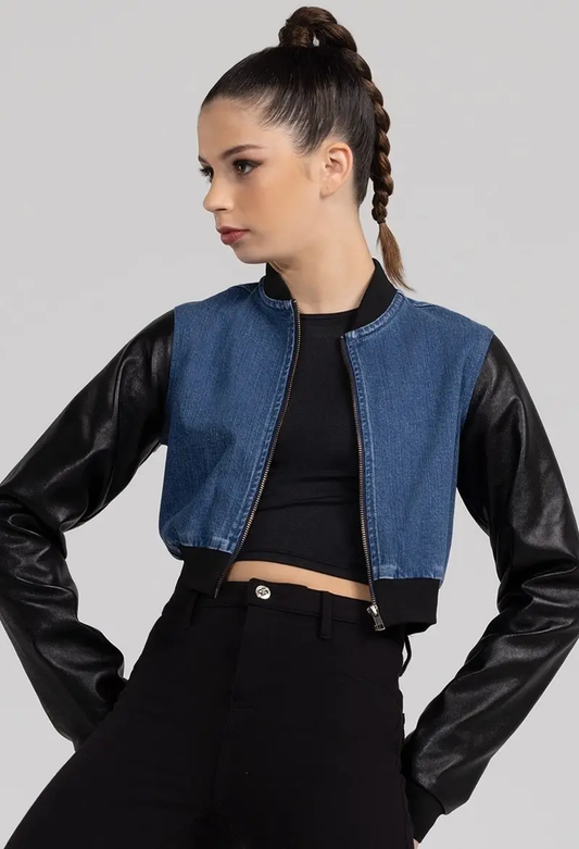 Pre-Owned Costume Jacket Baler  14552 Medium Child Denim Blue  Jazz Tap Clogging