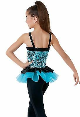 Pre-Owned Costume Weissman 8805 Intermediate Child Red Jazz Tap Clogging Musical Theater