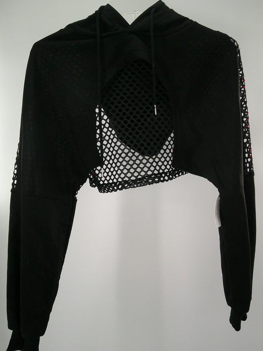 Pre-Owned Hoodie No Tag   Small Adult Black Red  Hip Hop Tap