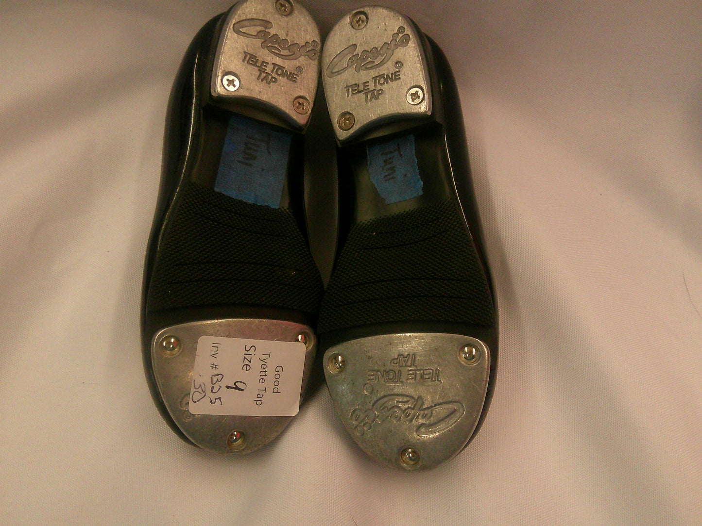 Pre-Owned Tap Shoes Capezio Toddler 9M Tyette Man Made Elastic Student