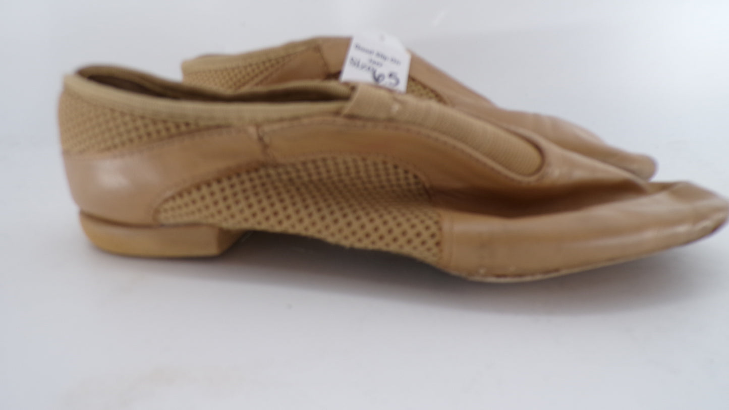 Pre-Owned Jazz Shoes Revolution Adult 6.5 Pull On Leather  Split Sole