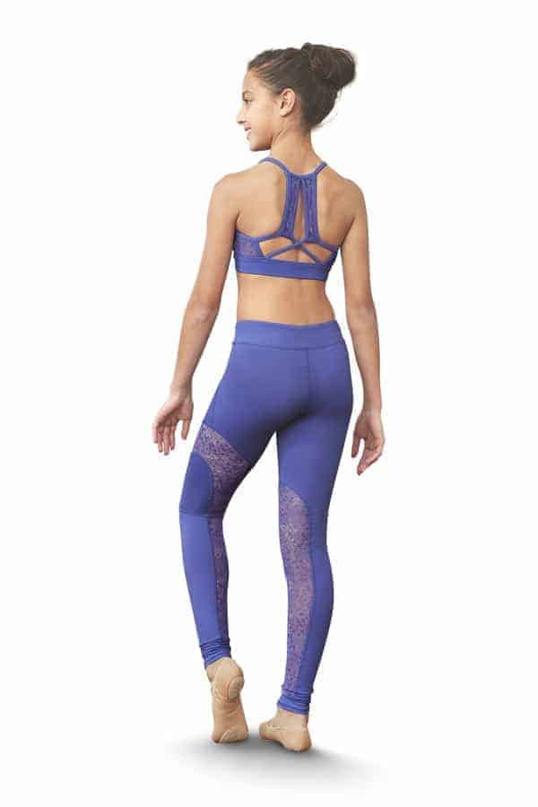 Pre-Owned Leggings Bloch  FP5171CB Large Child Blue  Jazz