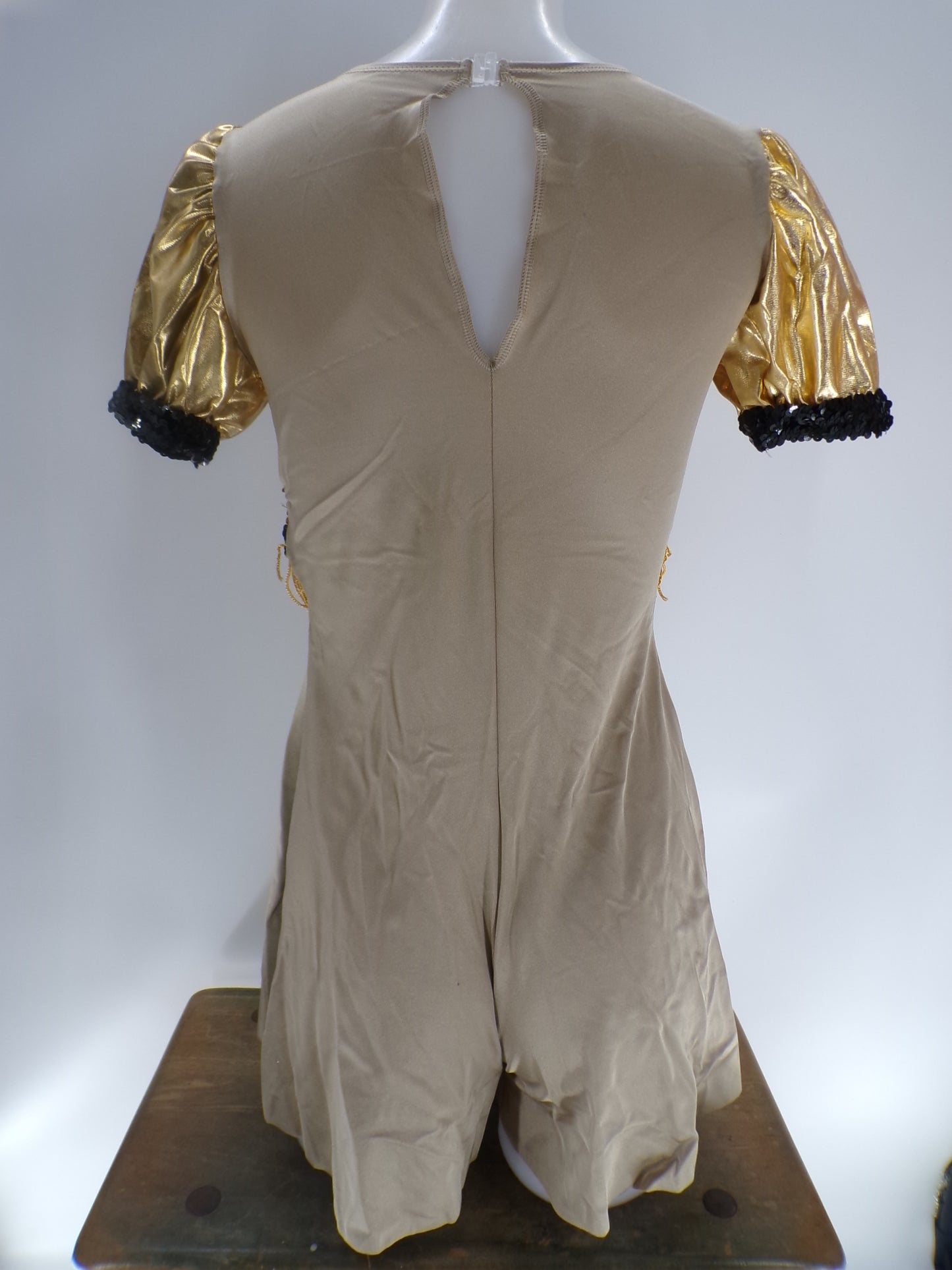 Pre-Owned Costume Weissman  540A Medium Adult Gold  Jazz Sequin Bugle Boy