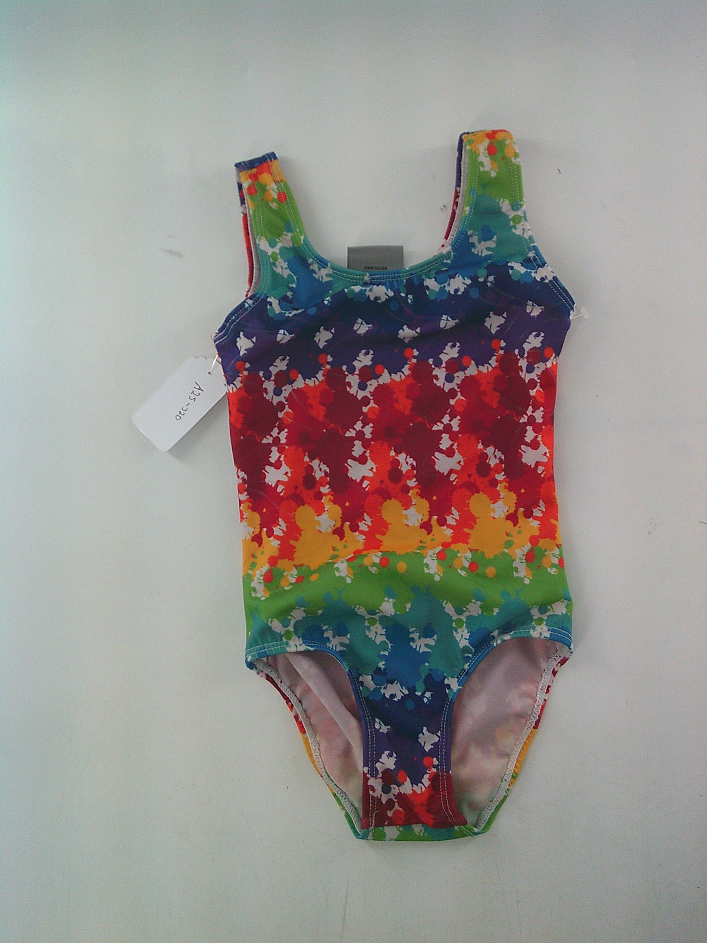 Pre-Owned Leotard Danskin   Small Child Rainbow Pattern  Acro Tumbling