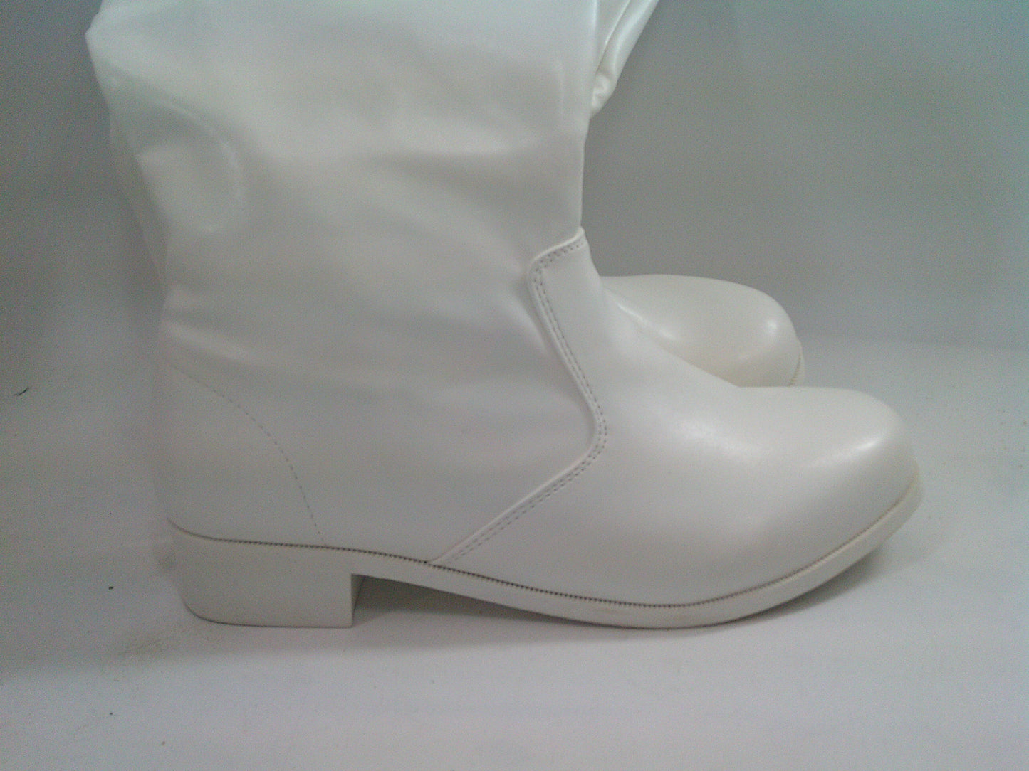Pre-Owned Parade Shoes Gotham  9M Knee High  Zip Up Rubber