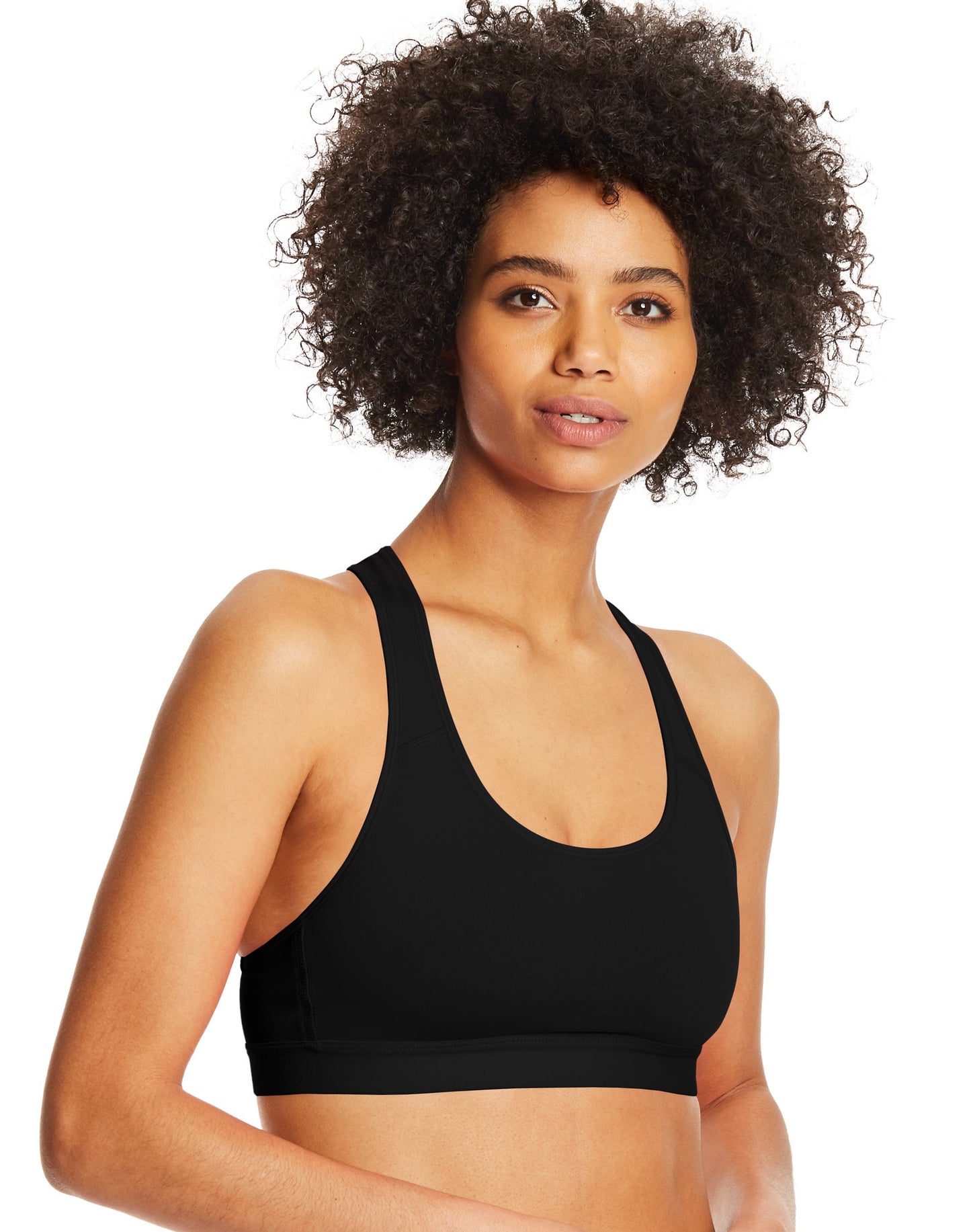 Pre-Owned Sports Bra Champion   Medium Adult Black  Jazz Hip Hop