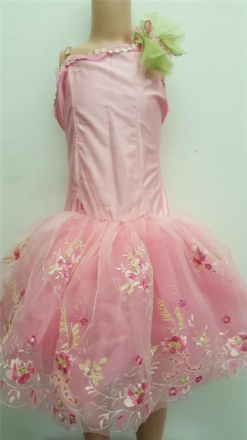 Pre-Owned Costume Curtain Call  E1385 Large Child Pink Tutu Ballet YAGP Sequin