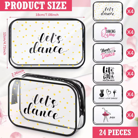 New - Dance Make Up/Accessory Bags Pouches Clear
