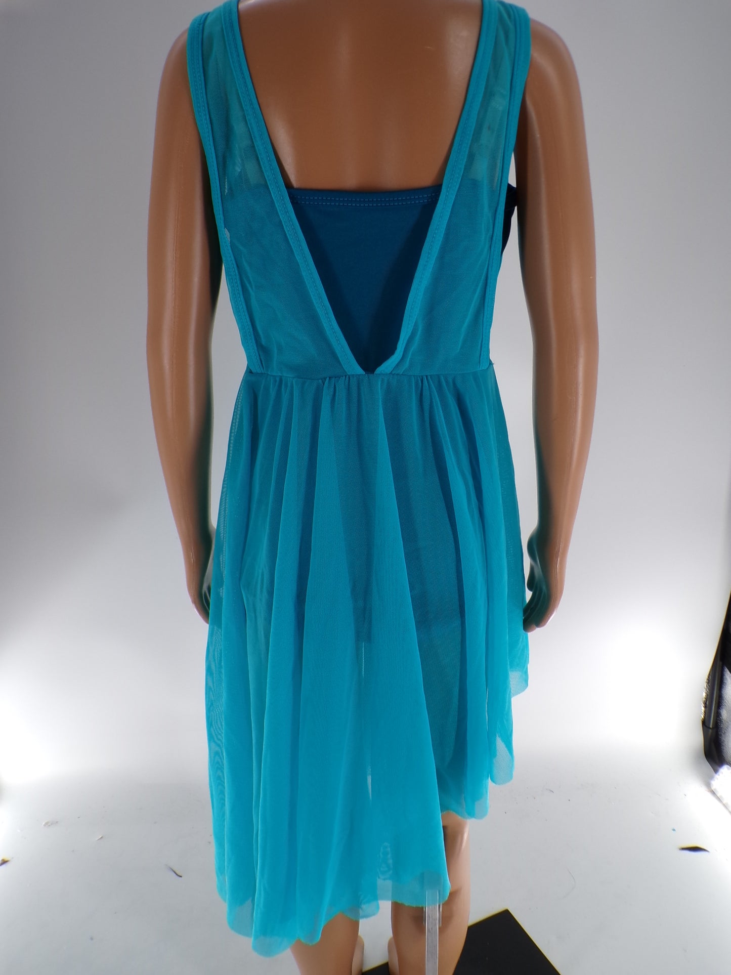 Pre-Owned Costume Curtain Call  P202 Medium Child Teal  Lyrical