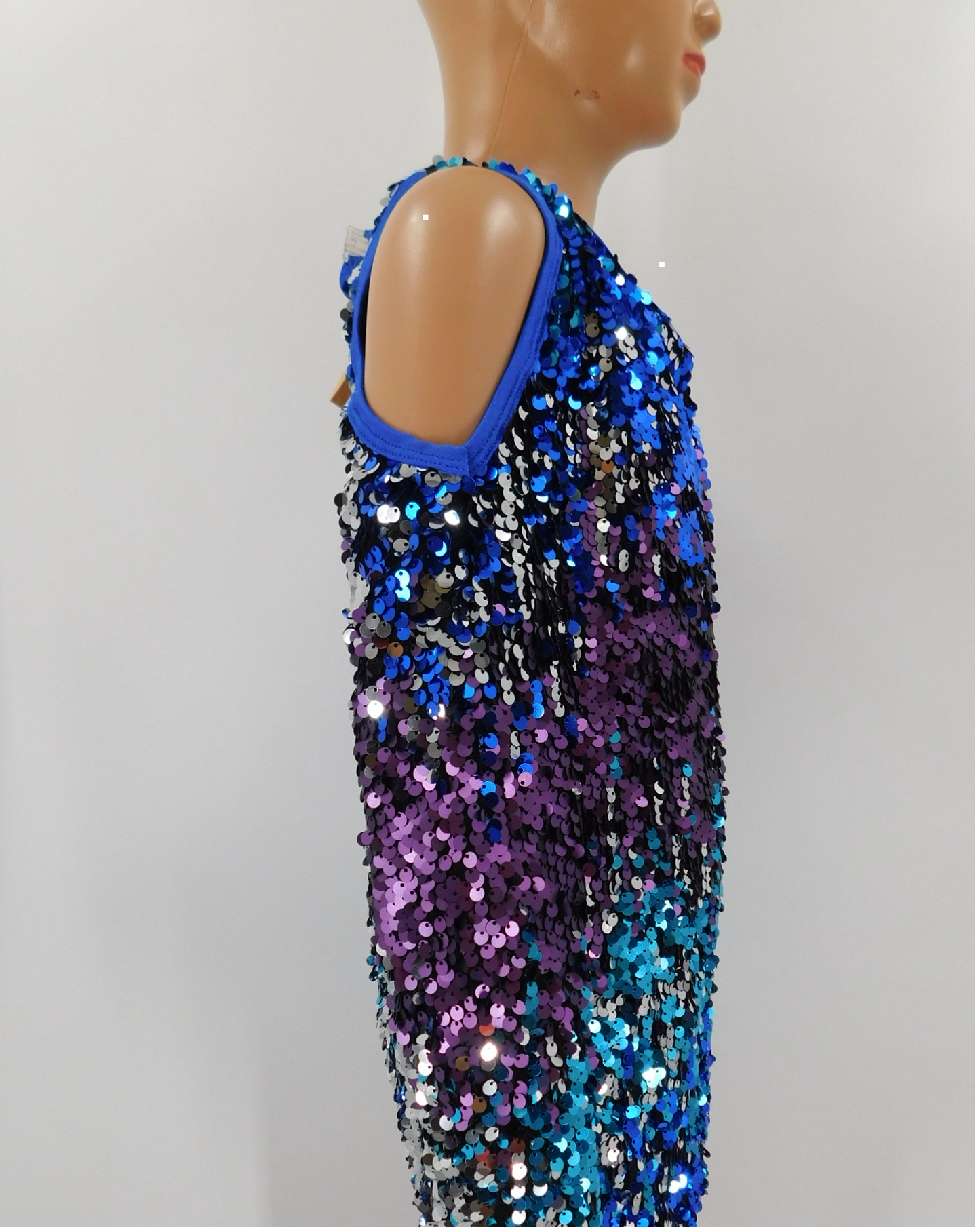 Pre-Owned Costume Curtain Call  J5362 Large Child Royal Blue  Jazz