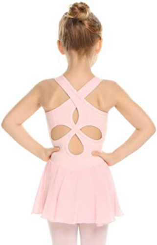 Pre-Owned Leotard Arshiner   Large Child Light Pink  Ballet