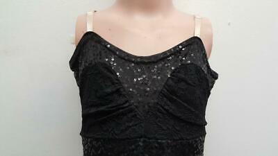 Pre-Owned Costume Curtain Call  R342 Large Child Black  Lyrical