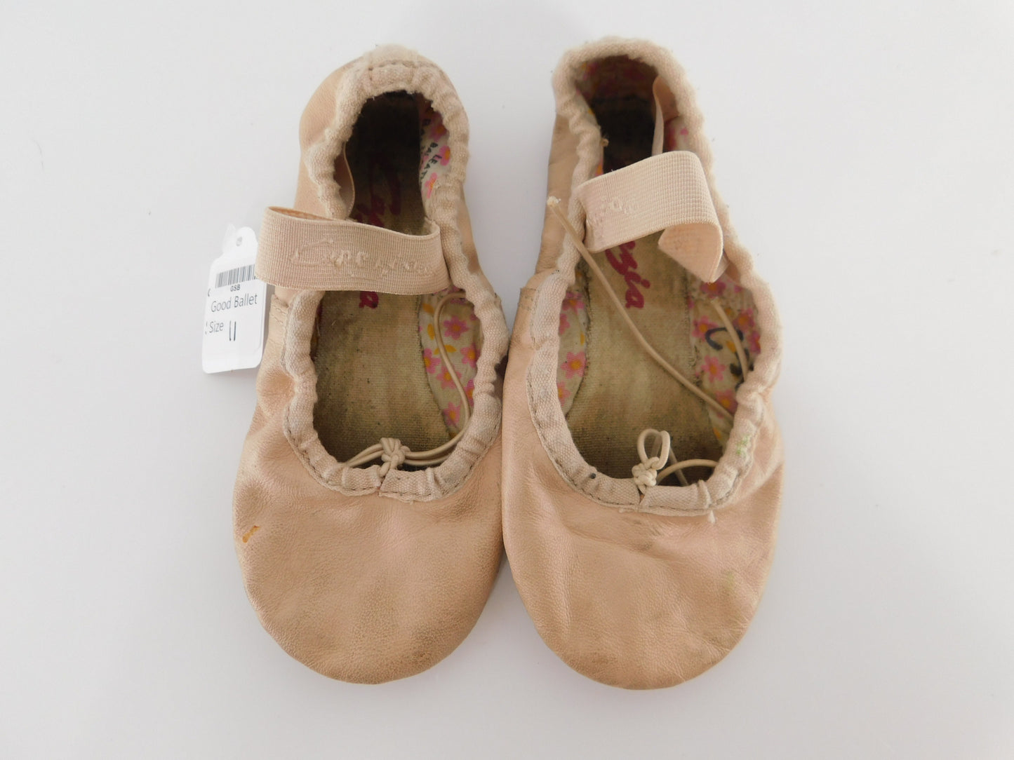 Pre-Owned Ballet Shoes Capezio Toddler 10M  Leather  Full Sole