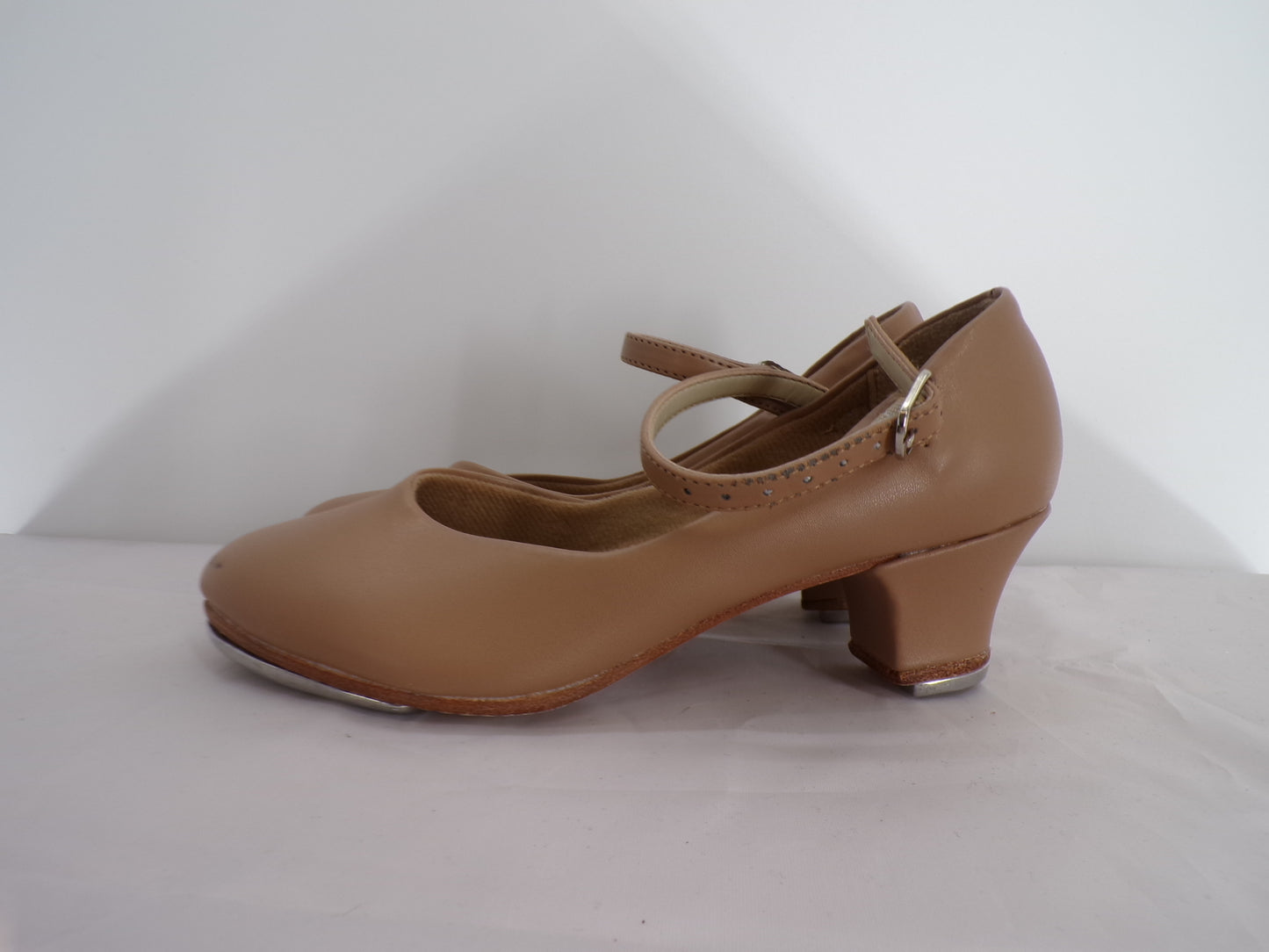 Pre-Owned Tap Shoes SoDanca Big Kid 3M Heel Character Leather Buckle