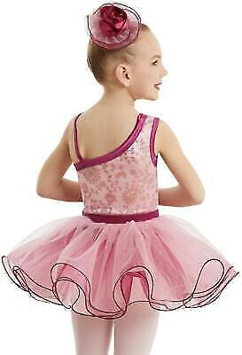 Pre-Owned Costume Weissman  11118 XS Child Pink Tutu Dress Ballet Pageant Sequin