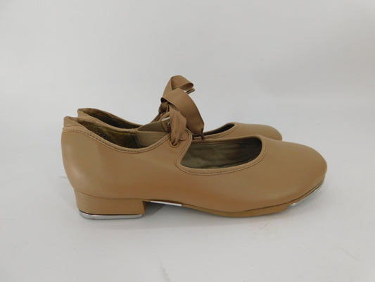 Pre-Owned Tap Shoes Capezio Adult 6W Tyette Leather Ribbon & Elastic Student