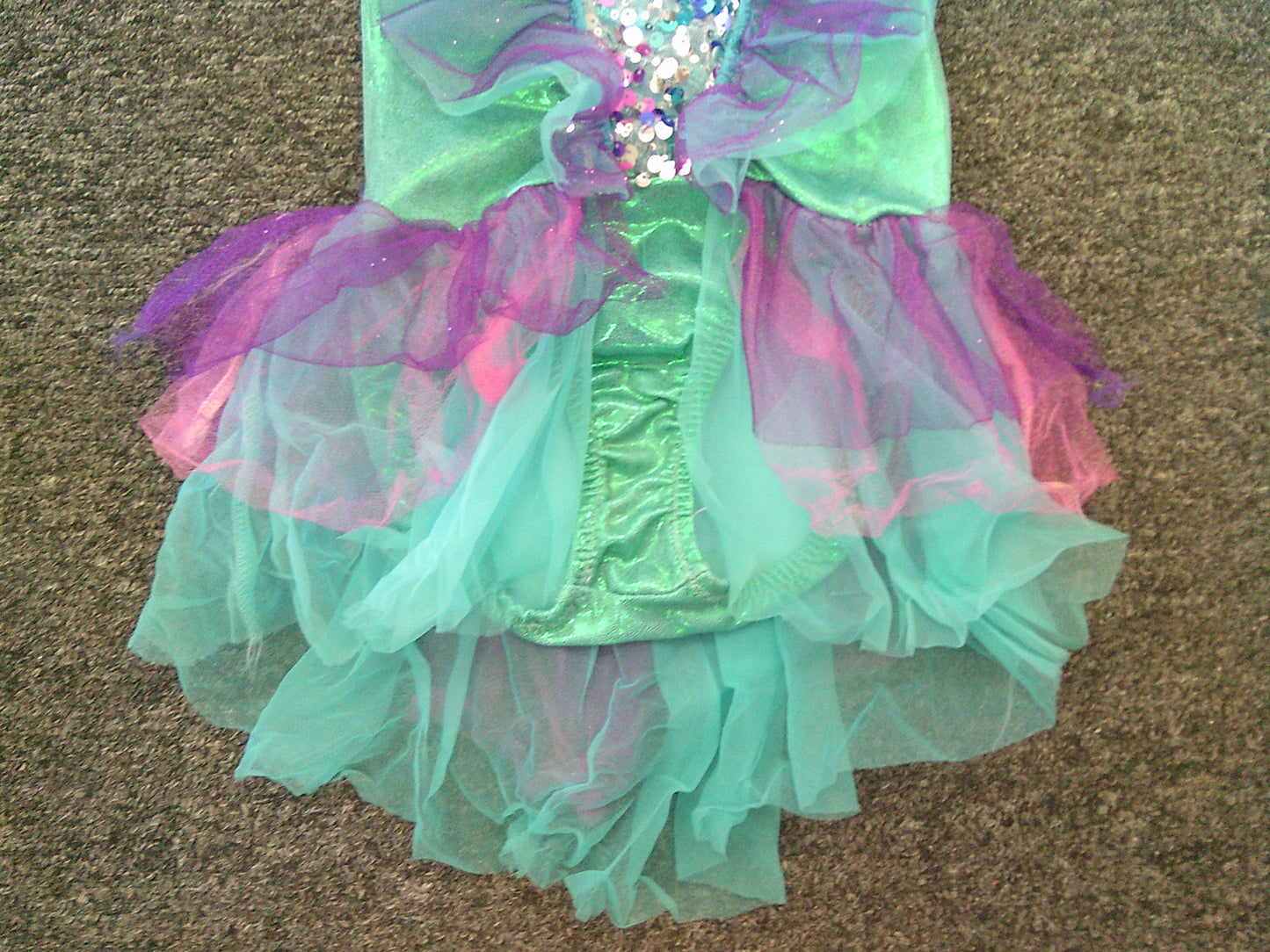 Pre-Owned Costume Medium Child Mermaid E1347 Ballet Jazz Aerial