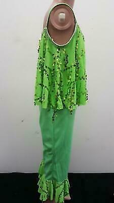 Pre-Owned Costume Curtain Call  E3983 Small Child Lime Green  Jazz