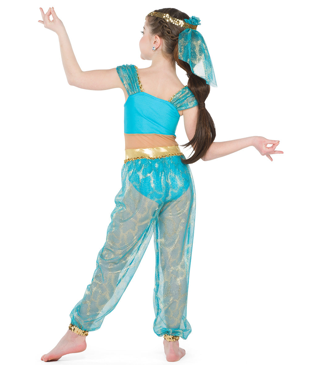 Pre-Owned Costume Wish Come True  20415 Intermediate Child Green  Jazz
