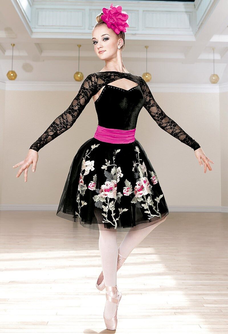 Pre-Owned Costume Weissman  8857 Small Adult Hot Pink Romantic Tutu YAGP Pointe Ballet