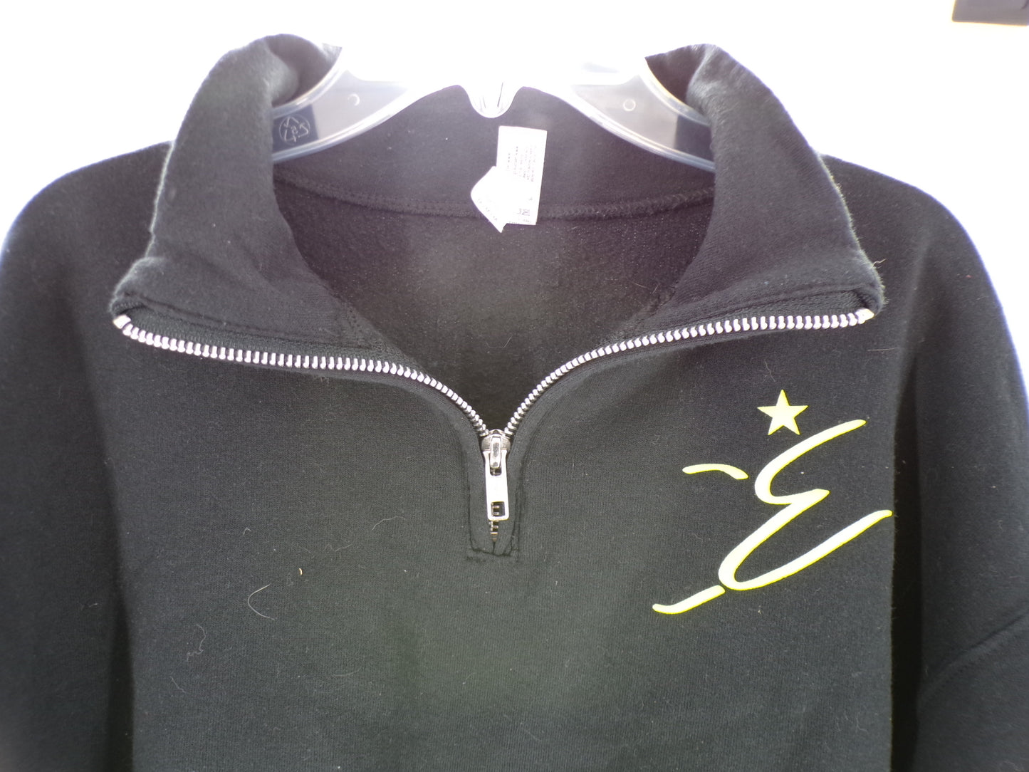 Pre-Owned Top Jerzees   Medium Adult Black  Jazz Tap